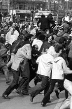 Teilnehmer Einer Demonstration