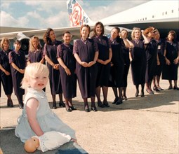 Pregnant British Airways Stewardesses