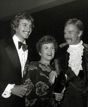 Charlton Heston, Wife Lydia And Son Frasier