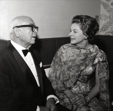 Spyros Skouras And Ingrid Bergman