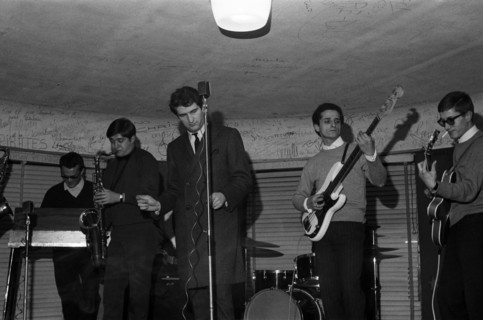 Eddy Mitchell, Aldo Martinez et Jacques Dutronc, 1965