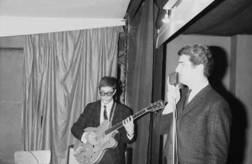 Eddy Mitchell in rehearsals, 1965