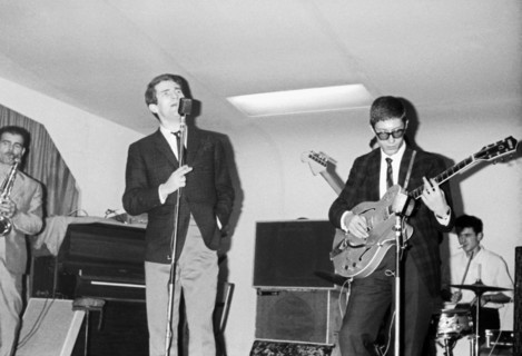 Eddy Mitchell en répétitions, 1965