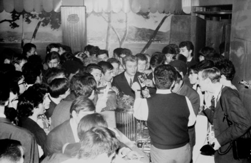 Johnny Hallyday et Henri Leproux, 1965