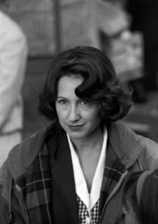 Nathalie Baye sur le tournage de "La Baule-les Pins"