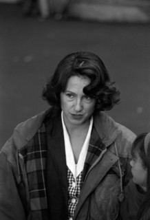 Nathalie Baye sur le tournage de "La Baule-les Pins"