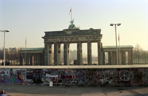 Berlin après la chute du Mur, en novembre 1989