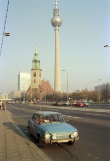Berlin après la chute du Mur, en novembre 1989