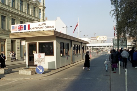 Berlin après la chute du Mur, en novembre 1989