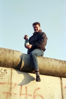 Berlin après la chute du Mur, en novembre 1989
