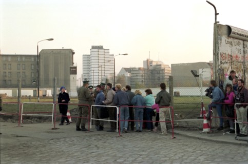 Berlin après la chute du Mur, en novembre 1989
