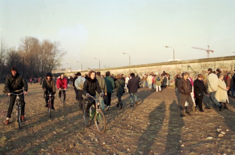Berlin après la chute du Mur, en novembre 1989