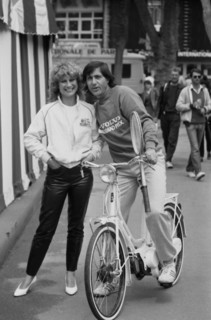 Ilie Nastase at the 1983 French Open