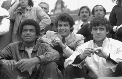 Yannick Noah, Patrick Proisy and Pascal Portes