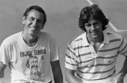 André Crudo et Gérard Holtz, 1982