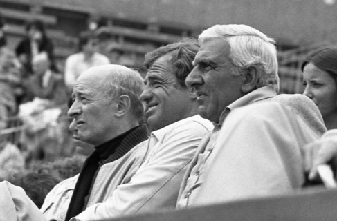 Michel Audiard, Jean-Paul Belmondo et Charles Gérard, 1979