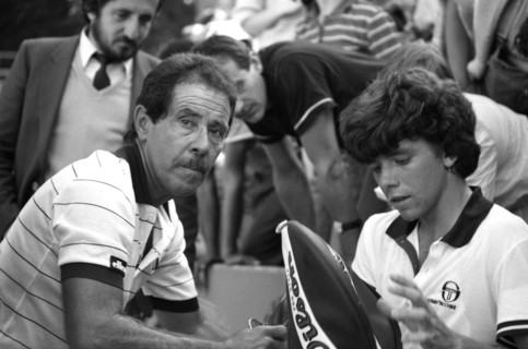 Nick Bollettieri and Jimmy Arias