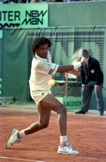 Yannick Noah, tournoi de Roland-Garros 1990