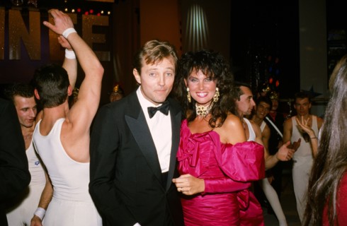 Chris Mitchum and Caroline Munro