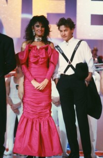Caroline Munro and Helmut Berger