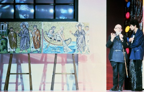 L'Abbé Pierre et Jean-Luc Lahaye