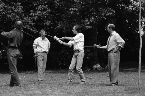 Pierre Arditi et Gérard Jugnot, 1991