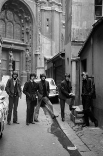Le groupe de rock Les Tarés, 1964