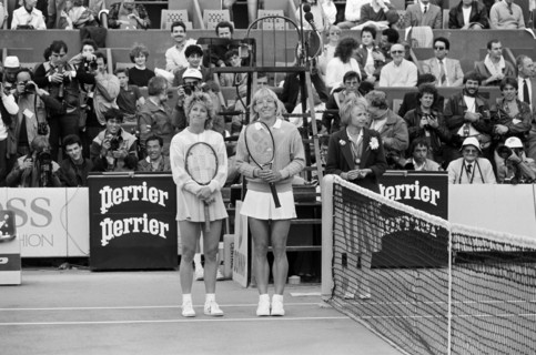 Martina Navrátilová et Chris Evert, 1986