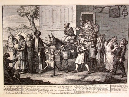 The Mystery of Freemasonry brought to light by the Gormagons, William Hogarth
