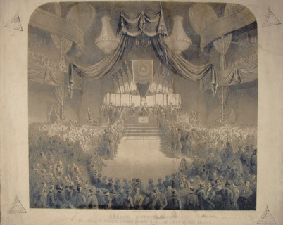 Installation du Prince Murat le 25 février 1852