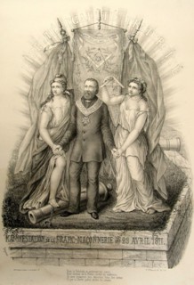 Manifestation de la franc-maçonnerie le 29 avril 1871