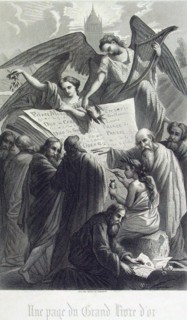 A page from the Gold Book, Imprimerie Digeon in Paris