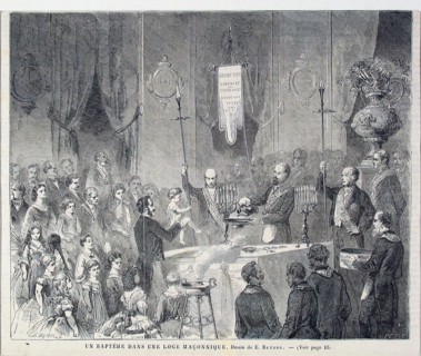 Masonic Baptism at La Persévérante Amitié Lodge in Paris