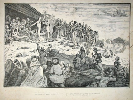 Desborde, Gravure allégorique de la Fraternité
