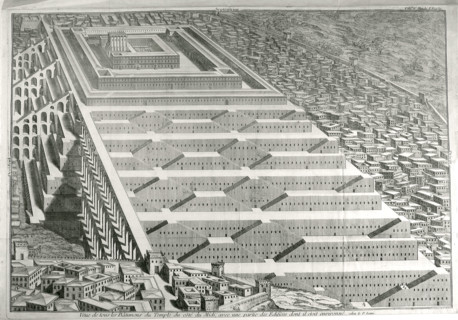 Augustin Calmet, Vue de tous les bâtiments du Temple de Salomon du côté du midi