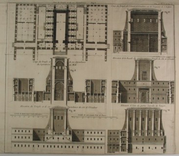 Augustin Calmet, Elévation du Temple de Salomon et ses dépendances du côté de l’Occident