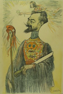 Léandre, Dessin antimaçonnique