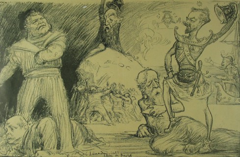 Léandre, Dessin antimaçonnique