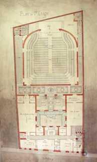 Plans du Grand Orient de France, 1er étage