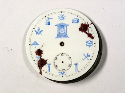 Enamelled dial.