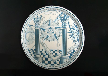 Faience dish.