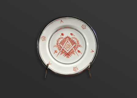 Sous-tasse maçonnique