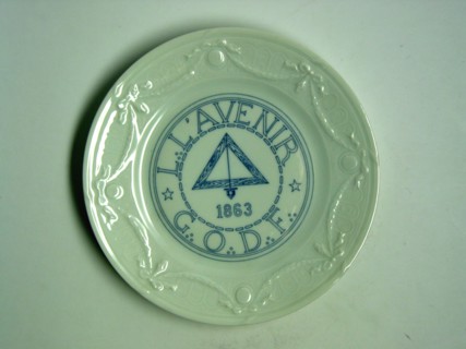 Limoges porcelain plate.