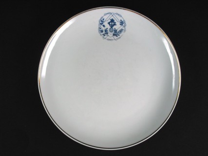Limoges porcelain table plate.