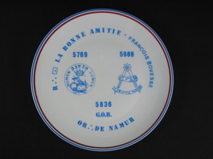 Porcelain plate.