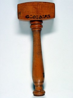 Wooden ritual gavel