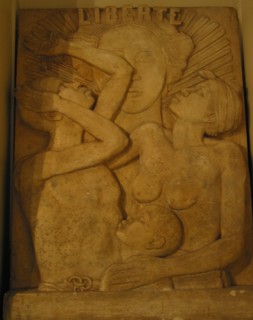Plaster relief ‘Liberty’