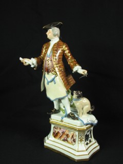 Meissen (Saxony) porcelain figurine.