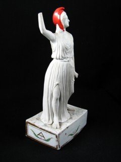 ‘Biscuit’ porcelain statuette.