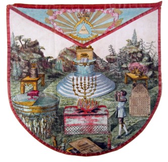 Tablier de cuir de Chevalier Ecossais